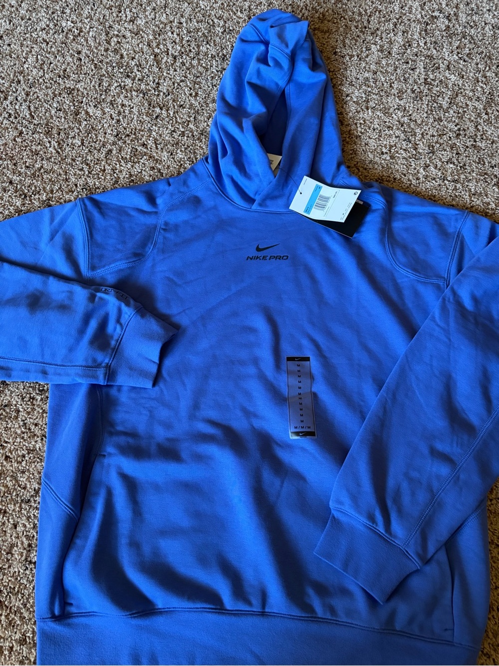 Nike Men's Hooded Pullover Sweatshirt - Royal Blue